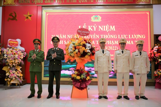 Kỷ niệm 25 năm Ngày truyền thống lực lượng Cảnh sát điều tra tội phạm về ma túy