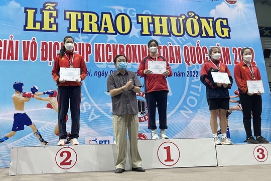 Nghệ An đoạt 1 HCV, 6 HCĐ Kickboxing toàn quốc năm 2022