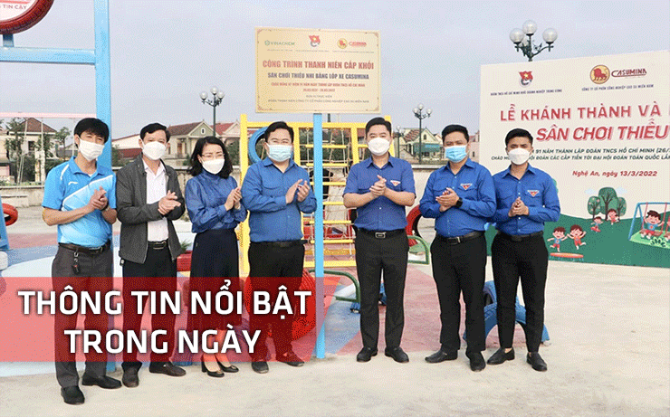 Nghệ An: Thông tin nổi bật ngày 13/3