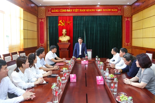 Đoàn công tác Ban Tuyên giáo Trung ương thăm, làm việc với Báo Nghệ An