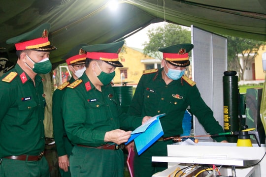 Gần 300 sáng kiến tham gia Hội thi sáng kiến mô hình học cụ, trang thiết bị huấn luyện