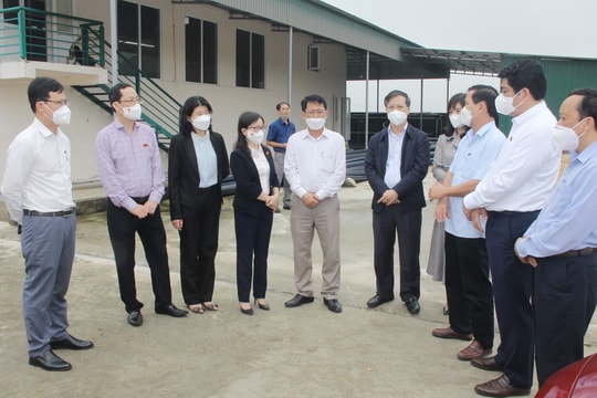 Đoàn đại biểu Quốc hội giám sát thực hành tiết kiệm, chống lãng phí ở Yên Thành