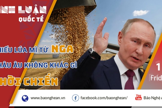 Thiếu lúa mì từ Nga: Châu Âu không khác gì thời chiến