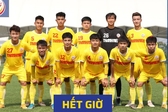 U19 SLNA chia điểm với U19 Hà Nội