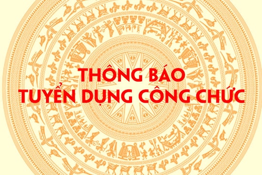THÔNG BÁO 