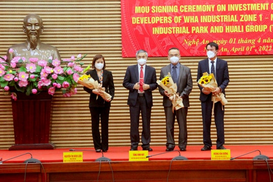 Tập đoàn Hoa Lợi đầu tư hai dự án lớn cần khoảng 24.000 lao động ở Nghệ An