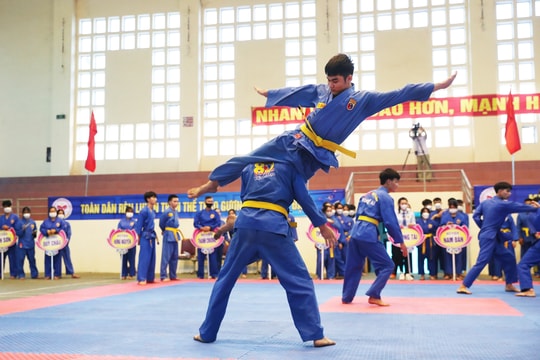 Trao 27 bộ huy chương cho môn Vovinam tại Đại hội Thể dục thể thao toàn tỉnh
