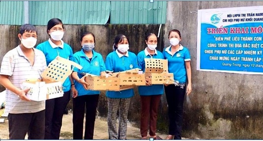 Hiệu quả từ mô hình 'Biến phế liệu thành những việc có ích'