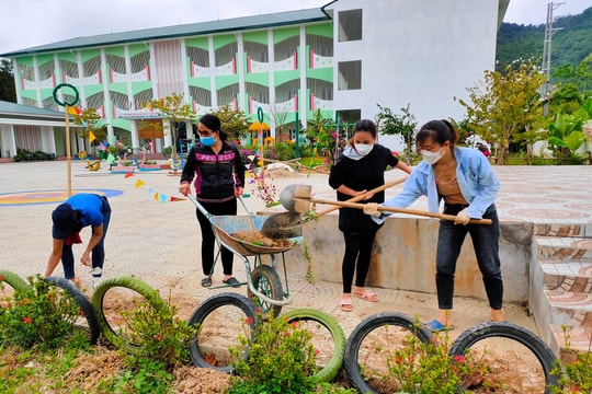 Huyện rẻo cao Tương Dương sẵn sàng đón học sinh trở lại trường vào ngày 4/4