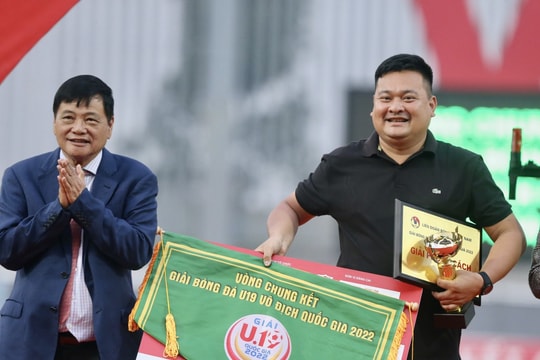 U19 SLNA đoạt thêm giải phong cách U19 Quốc gia 2022