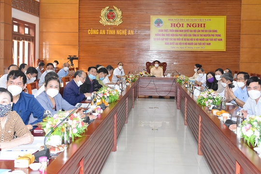 Hội Người cao tuổi Việt Nam quán triệt Nghị quyết Đại hội lần thứ XIII của Đảng