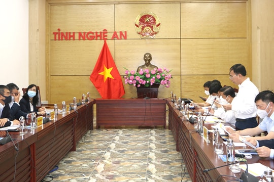 Lãnh đạo Tập đoàn Mitshubishi tiếp xúc tìm cơ hội đầu tư tại Nghệ An