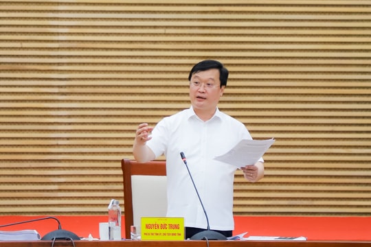 Chủ tịch UBND tỉnh: Tiếp tục hoàn thiện Quy hoạch tỉnh, đảm bảo tiến độ đề ra