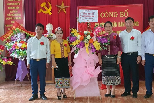 Hai bản ở Con Cuông được công nhận đạt chuẩn nông thôn mới