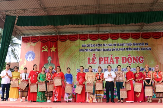 Nghệ An phát động Chiến dịch truyền thông dân số, đưa dịch vụ về cơ sở