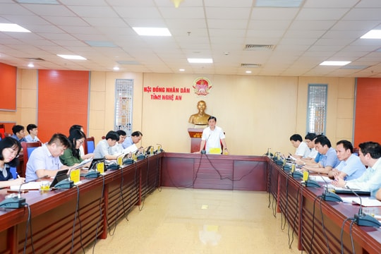 Thường trực HĐND tỉnh Nghệ An thống nhất 2 nội dung chất vấn tại kỳ họp thứ 6