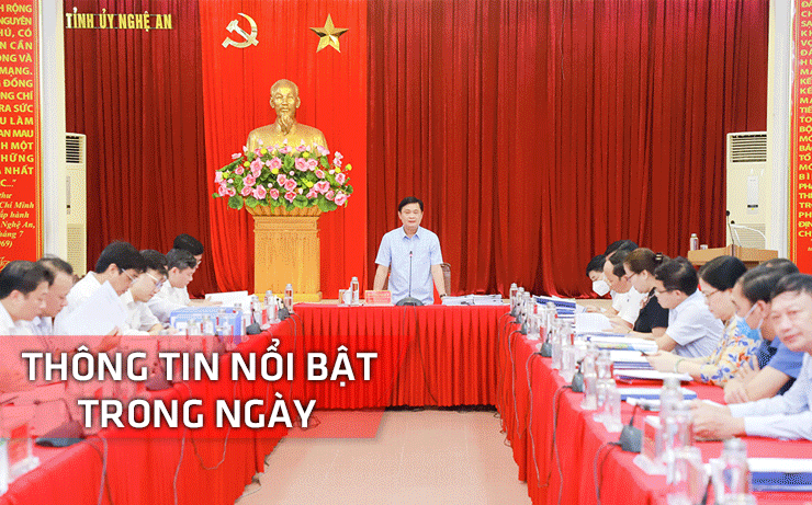 Nghệ An: Thông tin nổi bật ngày 29/4
