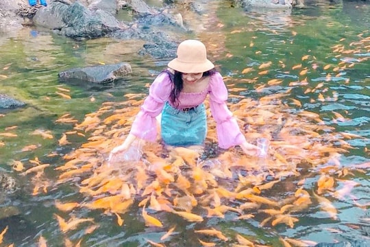 Du khách tìm về nhiều khe suối, thác nước miền Tây Nghệ An dịp lễ 30/4