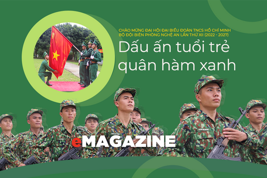 CHÀO MỪNG ĐẠI HỘI ĐẠI BIỂU ĐOÀN TNCS HỒ CHÍ MINH  BĐBP NGHỆ AN LẦN THỨ XII (2022 - 2027)