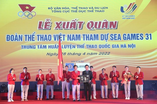 Herbalife Nutrition đồng hành cùng Lễ xuất quân của Đoàn thể thao Việt Nam tham dự SEA Games 31