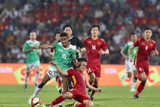 Những hình ảnh ấn tượng trong trận U23 Việt Nam - U23 Indonesia