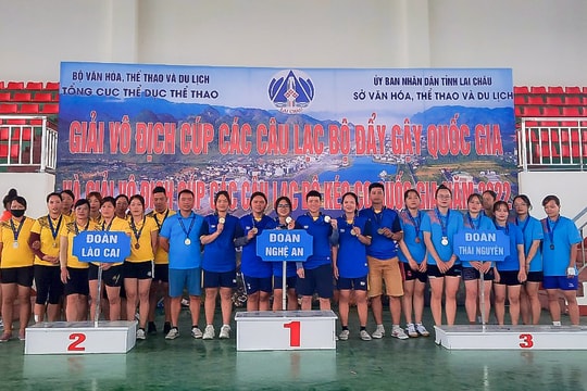 Nghệ An đoạt 3 Huy chương Vàng đẩy gậy và kéo co toàn quốc năm 2022