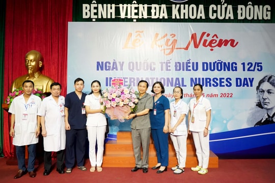 Bệnh viện Đa khoa Cửa Đông kỷ niệm Ngày Quốc tế Điều dưỡng (12/5)