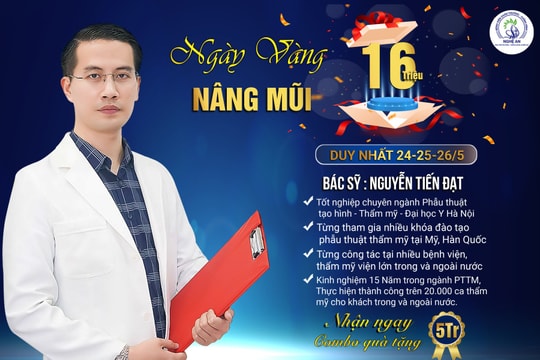 ‘Ngày vàng nâng mũi’ tại Nghệ An cùng chuyên gia đầu ngành phẫu thuật thẩm mỹ