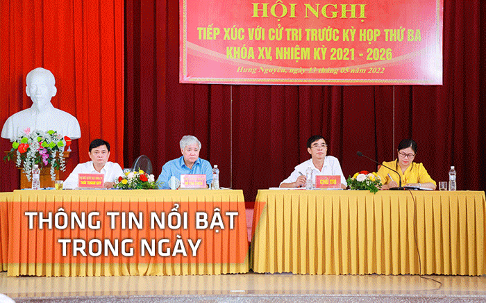 Nghệ An: Thông tin nổi bật ngày 13/5