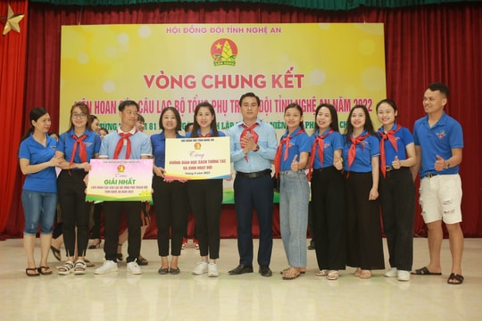 Trao giải Liên hoan các Câu lạc bộ Tổng phụ trách Đội năm 2022