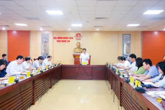 Thường trực HĐND tỉnh Nghệ An thống nhất nội dung, thời gian tổ chức Kỳ họp thứ 6