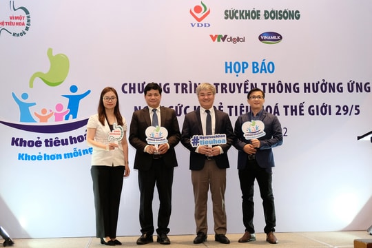 Vinamilk đồng hành cùng chương trình truyền thông hưởng ứng 'Ngày sức khỏe tiêu hóa thế giới'