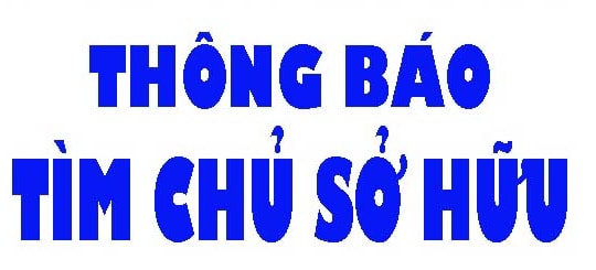 Thông báo truy tìm chủ sở hữu phương tiện bị tạm giữ quá thời hạn