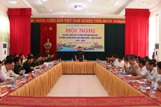 Rà soát công tác chuẩn bị Hội thảo '50 năm Chiến dịch phòng ngự Cánh đồng Chum - Xiêng Khoảng'