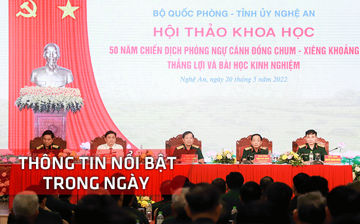 Nghệ An: Thông tin nổi bật ngày 20/5