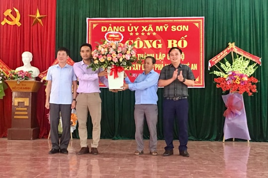 Thành lập thêm chi bộ trong doanh nghiệp ở Đô Lương