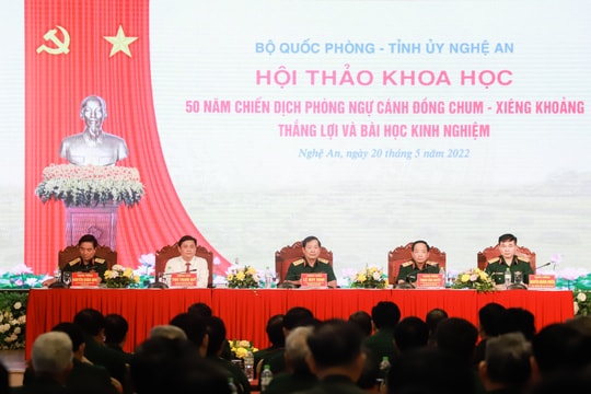 Hội thảo 50 năm Chiến dịch phòng ngự Cánh đồng Chum - Xiêng Khoảng: Thắng lợi và bài học kinh nghiệm
