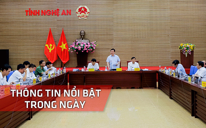 Nghệ An: Thông tin nổi bật ngày 24/5