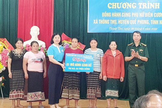 Hội Liên hiệp Phụ nữ tỉnh Nam Định đồng hành cùng phụ nữ biên cương Nghệ An