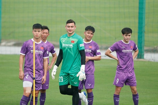 ĐT Việt Nam hào hứng tập luyện, chuẩn bị cho trận đấu giao hữu gặp Afghanistan 