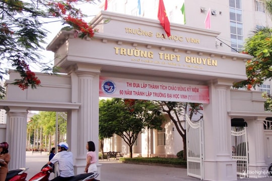 Số lượng thí sinh đăng ký vào trường chuyên Đại học Vinh cao hơn các năm trước