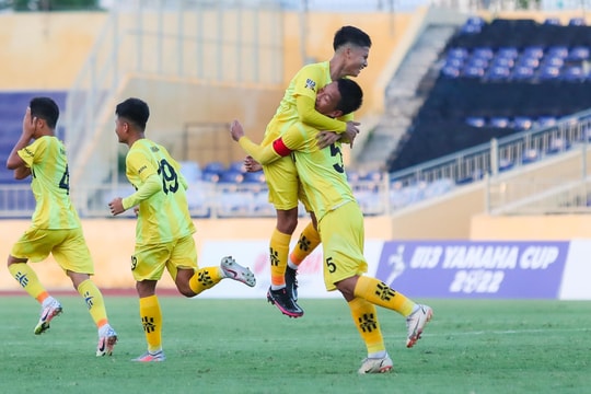 U13 Sông Lam Nghệ An thắng tối thiểu trong trận mở màn U13 toàn quốc
