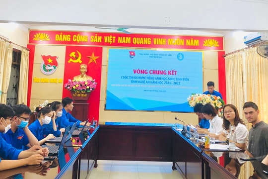 Chung kết Cuộc thi Olympic tiếng Anh học sinh, sinh viên tỉnh Nghệ An năm học 2021-2022 