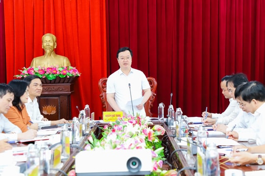 Kết luận của Chủ tịch UBND tỉnh Nguyễn Đức Trung tại buổi làm việc với Sở Tài nguyên và Môi trường