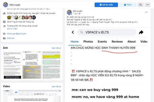 Thông tin nữ sinh Nghệ An đạt điểm IELTS tuyệt đối 9.0 là chưa chính xác