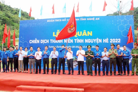 Tuổi trẻ Nghệ An ra quân Chiến dịch tình nguyện hè 2022