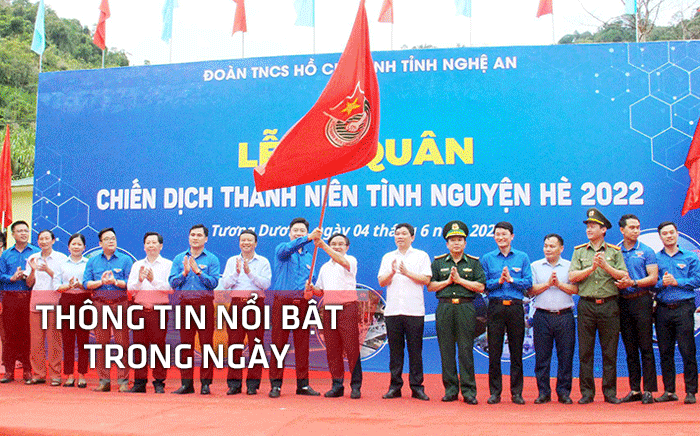 Nghệ An: Thông tin nổi bật ngày 4/6