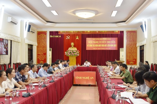 Nghệ An cùng 24 tỉnh tham gia hội nghị quán triệt quan điểm của Đảng và Nhà nước về công tác biên giới trên đất liền