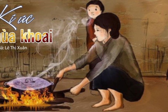 Tản văn hay: Ký ức mùa khoai
