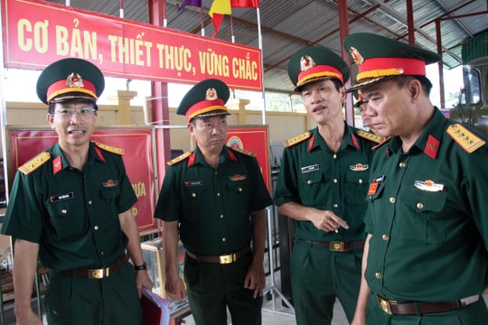 Bộ Tư lệnh binh chủng công binh kiểm tra công tác huấn luyện tại Nghệ An